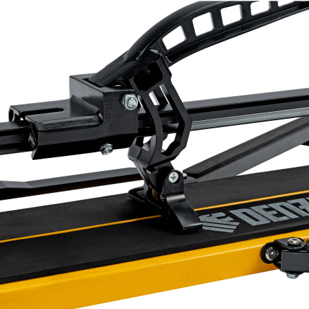 Плиткорез рельсовый 600х16мм, каретка на подш., стальная станина, усил. рукоятка-пенал Denzel цена