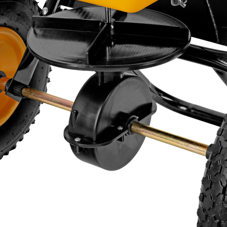 Механическая сеялка на колесах, 45 л Denzel цена