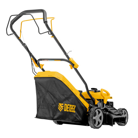 Газонокосилка бензиновая GLD-410SP-K, 150 см3, 41 см, привод, 40 л// Denzel цена