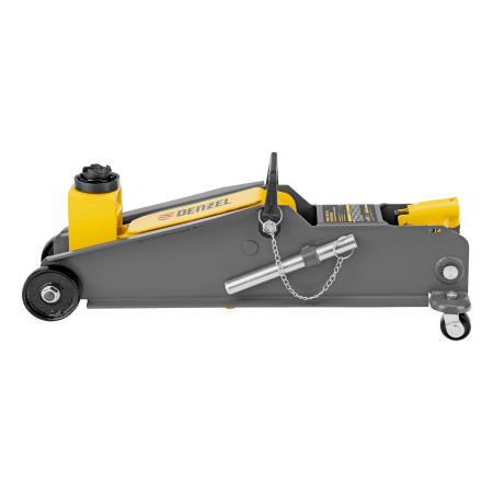 Домкрат гидравлический подкатной с фиксатором, 3 т, 190-532 мм, SUV/ Denzel цена