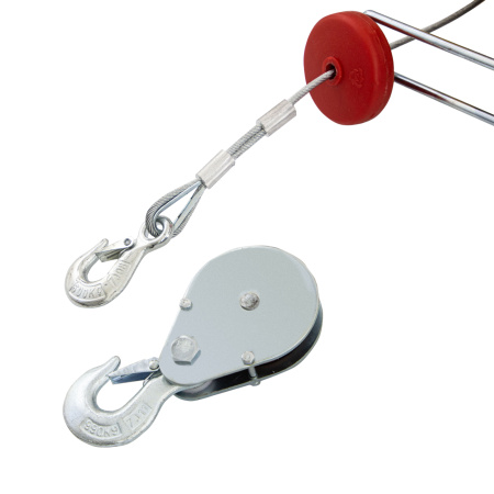 Тельфер электрический TF-1200,1.2 т, 1800 Вт, высота 12 м, 8 м/мин Denzel цена