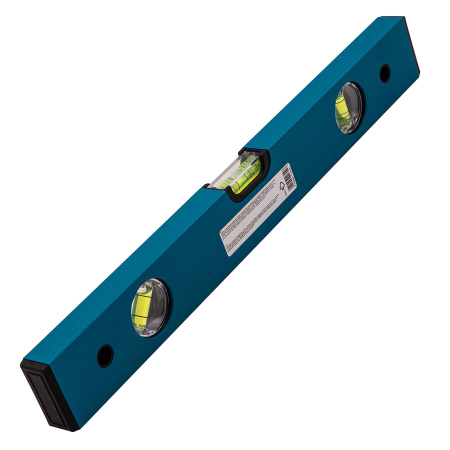 Уровень алюминиевый усиленный, 400 мм, 3 глазка Gross цена