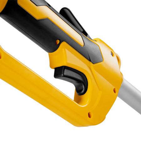 Триммер электрический TE-1100, 1100 Вт, 380 мм, катушка, разборная штанга Denzel цена