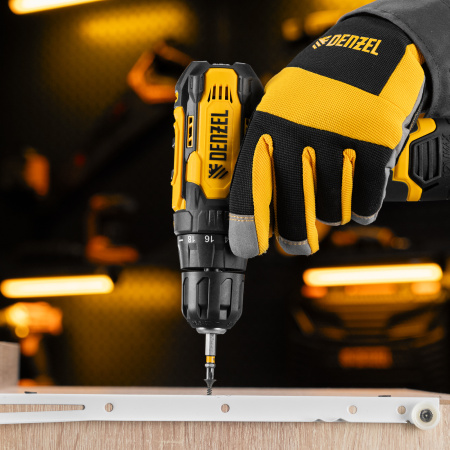 Дрель-шуруповерт аккумуляторная CDQ-12, Li-Ion, 12 В Denzel