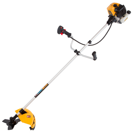 Триммер бензиновый DR-33, 33 см3, неразъемная штанга, состоит из 2 частей Denzel цена