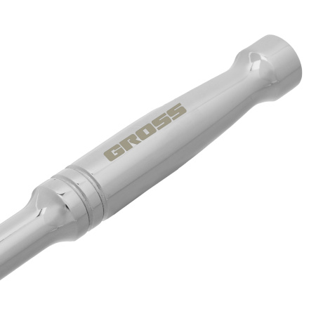 Ключ-трещотка 3/8", CrV, 120 зубьев, цельнометаллический, хром Gross