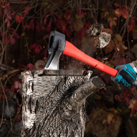 Топор-колун с клиновидным полотном 2000 г, фибергласовое обрезиненное топорище 880 мм Matrix цена