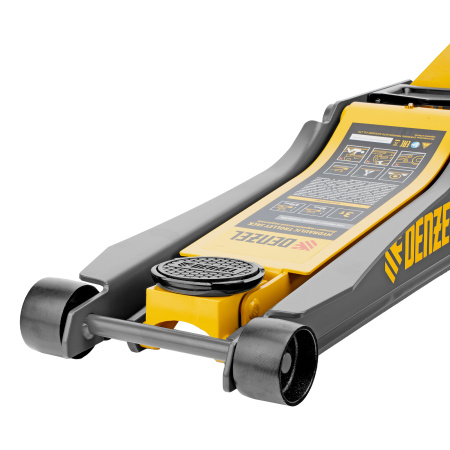 Домкрат гидравлический подкатной, 3 т, 85-610 мм, быстрый подъем, низ. подхват, проф, SUV Denzel цена