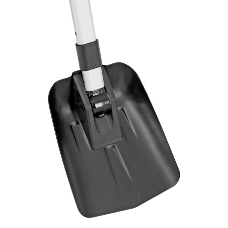 Лопата автомобильная складная, алюминиевая, 220х280х585-870 мм, телескопический черенок Denzel цена