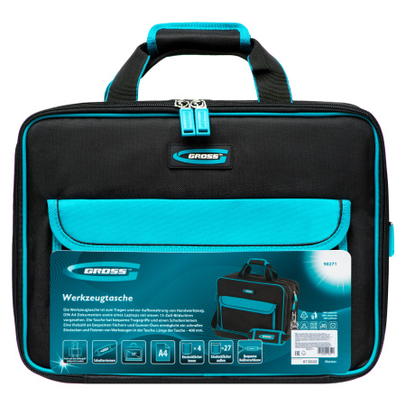 Сумка для инструмента Meister, 31 карман, отсек для ноутБука, наплечный ремень, 400 х 170 х 300 мм Gross цена