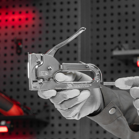 Степлер мебельный, тип скобы: 53, 4-8 мм Matrix цена