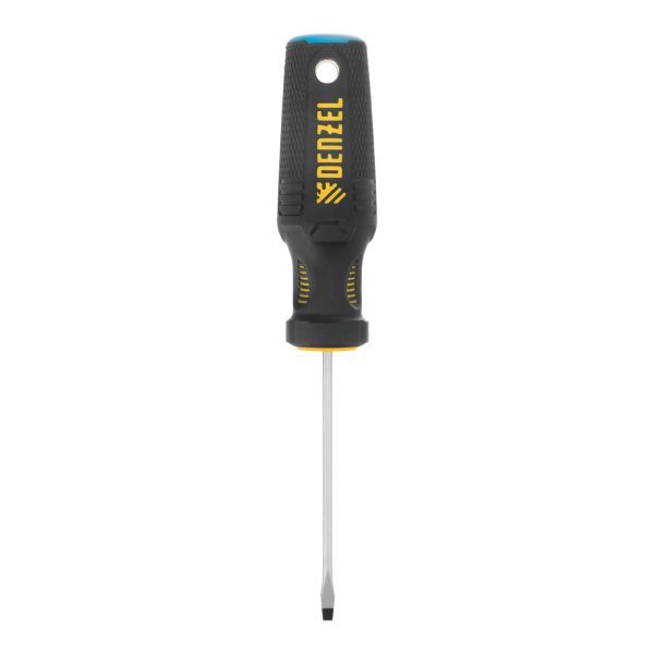 Отвертка SL3х75 мм, CrV, трехкомпонентная рукоятка Denzel