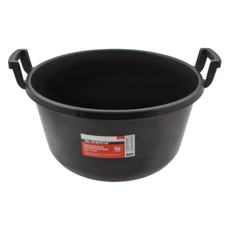 Таз круглый строительный гибкий с ручками, 50 л Matrix цена
