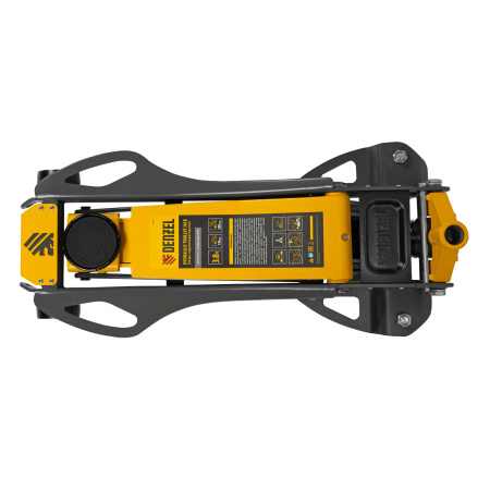 Домкрат гидравлический подкатной, 3,8 т, 110-580 мм, быстрый подъем, низкий подхват, проф. Denzel цена