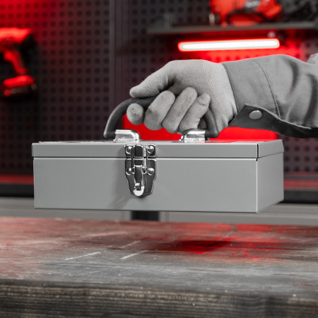 Ящик для инструмента, 284 х 160 х 78 мм, металлический Matrix цена