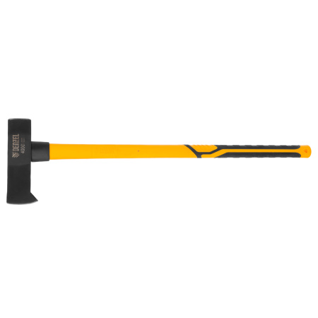 Колун-кувалда 4000 г, кованая, фибергласовая  рукоятка c TPR покрытием, 880 мм Denzel цена