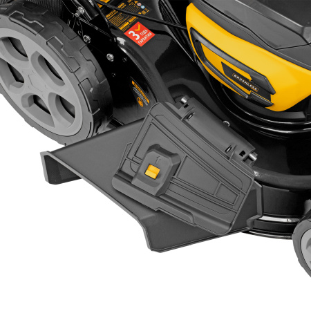 Газонокосилка аккумуляторная бесщет. DLM-460, 460 мм, травосб. 65 л., Li-Ion, 40 В Denzel цена