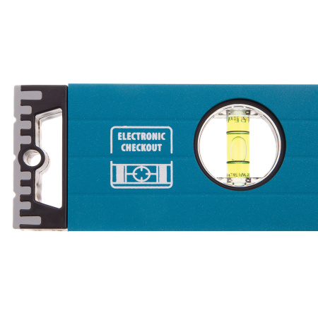 Уровень алюминиевый, 600 мм, усиленный с ударопрочными заглушками, рукоятки, 3 глазка Gross цена