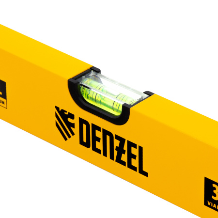 Уровень алюминиевый, 1500 мм, фрезерованный, 3 глазка Denzel цена