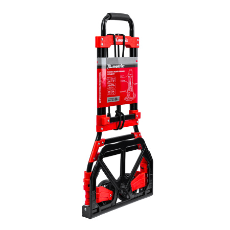 Тележка хозяйственная, складная, 2 колесная, грузоподъемность 80 кг Matrix цена