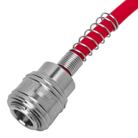 Шланг спиральный воздушный, 5 м, с быстросъемными соединениями Matrix цена