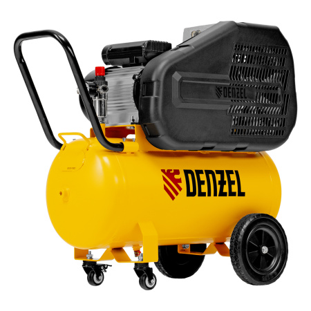 Компрессор воздушный рем. привод BCI 2100/50, 2,1 кВт, 50 литров, 400 л/мин Denzel