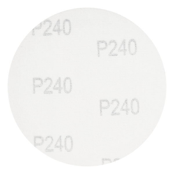 Круг абразивный на ворсовой подложке под "липучку", P 240, 125 мм, 10 шт Matrix