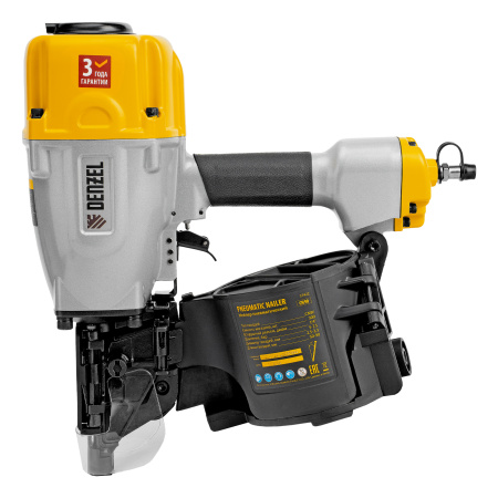 Нейлер пневматический CN90 для гвоздей CNW от 50 до 90 мм// Denzel цена