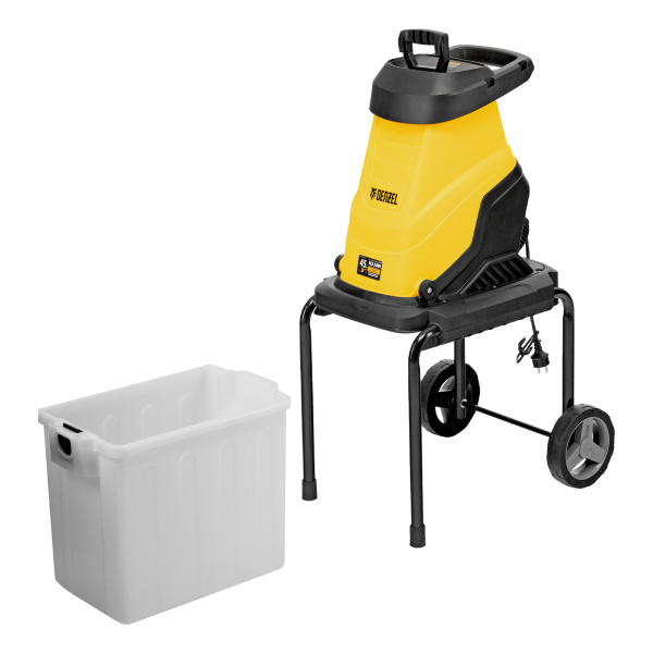 Измельчитель садовый электрический ECS-3000, 3000 Вт, 45 мм Denzel цена