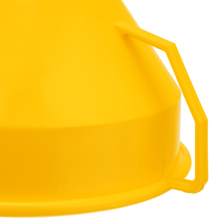 Воронка пластиковая 160 мм с металлическим ситом, непроливайкой и гибким наконечником Denzel цена