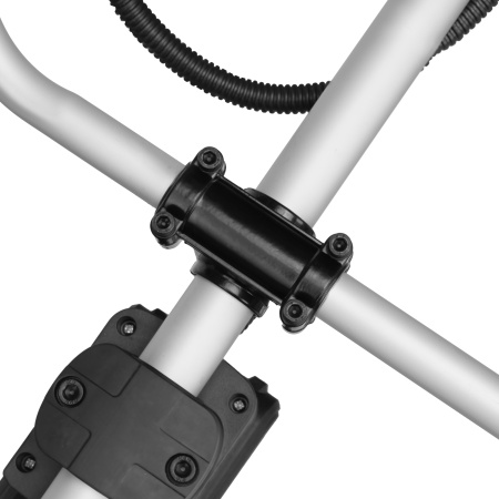 Триммер бензиновый DT-43E, 43 см3, неразъемная штанга, электростартер, состоит из 2 частей Denzel цена