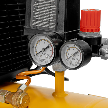 Компрессор воздушный DK1800/50, Х-PRO 1.8 кВт, 280л/мин, 50л Denzel