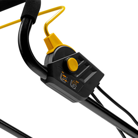 Газонокосилка электрическая GM-1300, 1300 Вт, шир. 32 см, 5 уров., травосб. 35 л Denzel цена