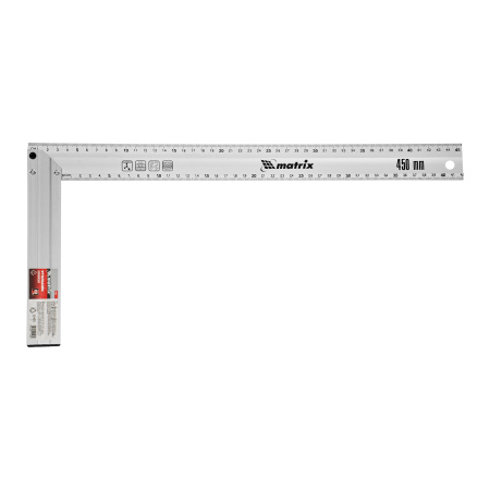 Угольник, 450 мм, алюминиевый, литой Matrix цена