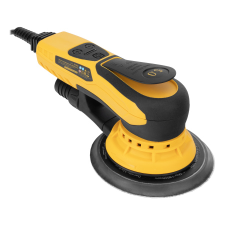Машина шлифовальная орбитальная бесщет OS-150-BL, 350 Вт, 4000-10000 об/мин Denzel цена