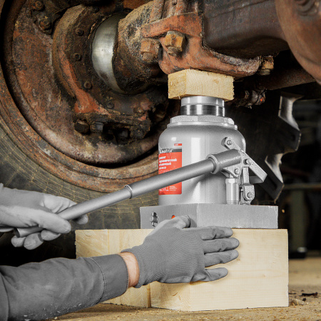 Домкрат гидравлический бутылочный, 50 т, h подъема 236-356 мм Matrix цена