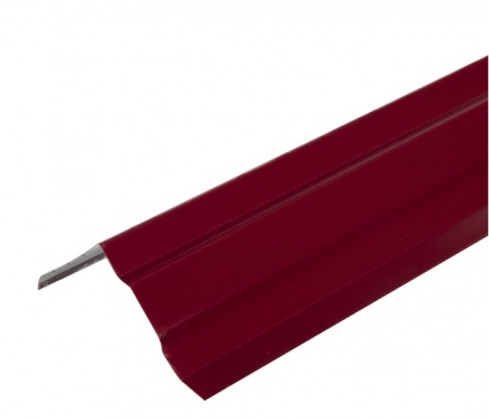 Лист ветровой с полиэстеровым покрытием 2 м цвет красный