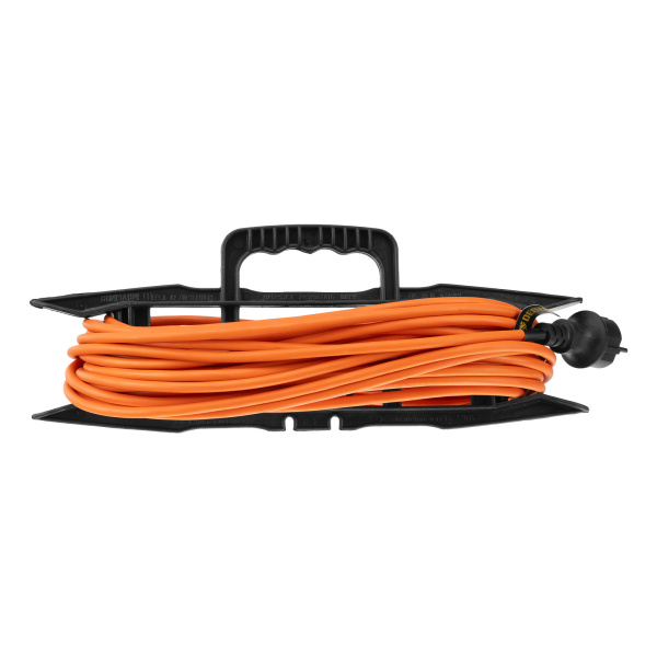 Удлинитель-шнур силовой Garden Series, ПВС, 20м, 1 розетка 3 x 1 мм, Denzel цена