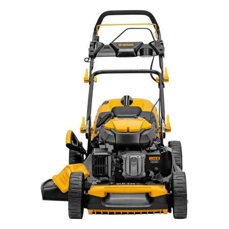 Газонокосилка бензиновая GLD-520SP, 196 куб.см, ширина 52 см, привод, 7 уровней,травосборник 60 л Denzel цена