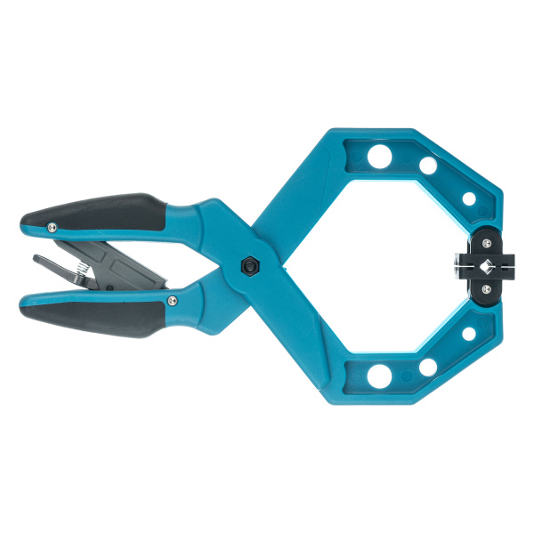 Струбцина клещеобразная 4, пластиковый корпус, храповой механизм жесткой фиксации, 100 мм Gross цена