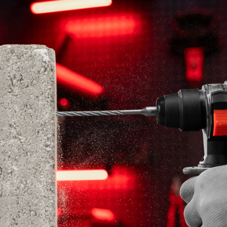 Бур по бетону, 5 x 160 мм, SDS PLUS c крестовой пластиной Matrix