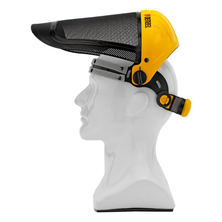 Щиток защитный лицевой с сеткой "СВОНА" НС-01 "ЛЮКС", плавная регулировка храповик Denzel цена