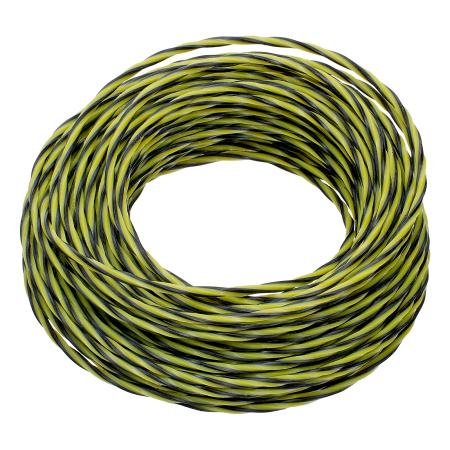 Леска для триммера двухкомпонентная витая квадратная, 2,4мм х 15м, блистер SkyCutter Denzel цена