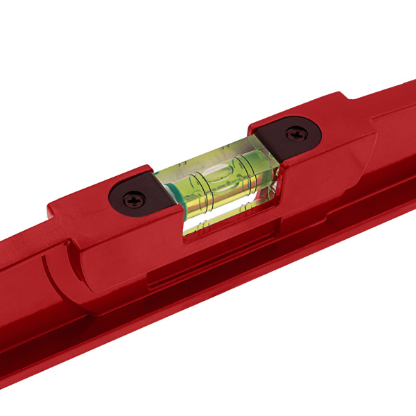 Уровень алюминиевый, 600 мм, литой, 2 глазка (1 фронтальный), ударная площадка Matrix цена
