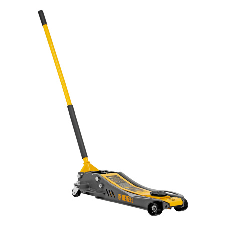 Домкрат гидравлический подкатной, 3,8 т, 110-580 мм, быстрый подъем, низкий подхват, проф. Denzel цена