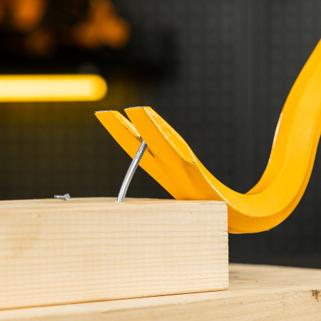 Лом-гвоздодер, 900 мм, шестигранный 19 мм, окрашенный, сталь 65 Denzel цена