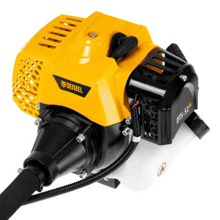 Триммер бензиновый DTS-52S, 52 см3, разъемная штанга, состоит из 2 частей Denzel цена