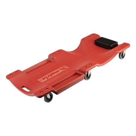 Лежак ремонтный на шести колесах, 1000 х 475 х 128 мм, пластиковый Matrix цена