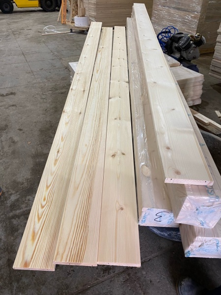 Доска строганная сухая 20х200х3000 мм (20х190) цена за штуку