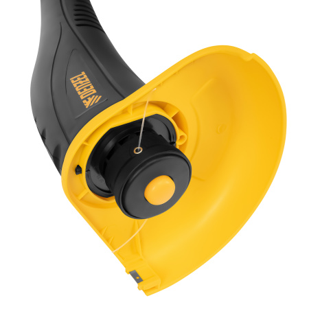 Триммер электрический TE-350, 350 Вт, 260 мм, катушка полуавтомат Denzel цена